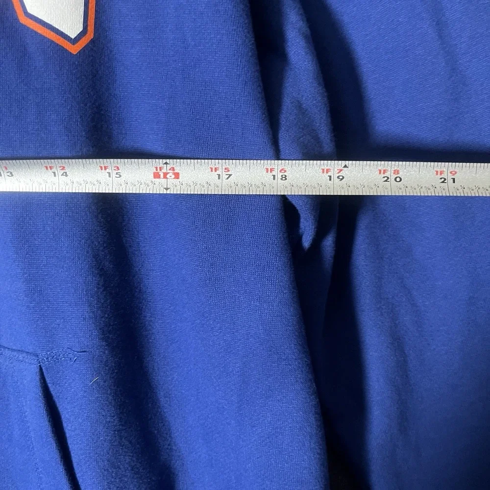 47 Brand Denver Broncos Hoodie Mens XL Blue Pullover Sweatshirt Retro D Logo